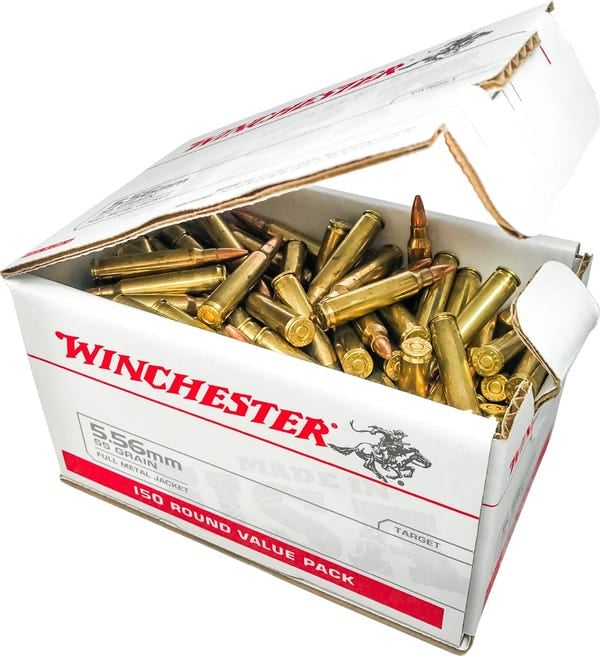 Winchester White Box 5.56 FMJ 200 round box