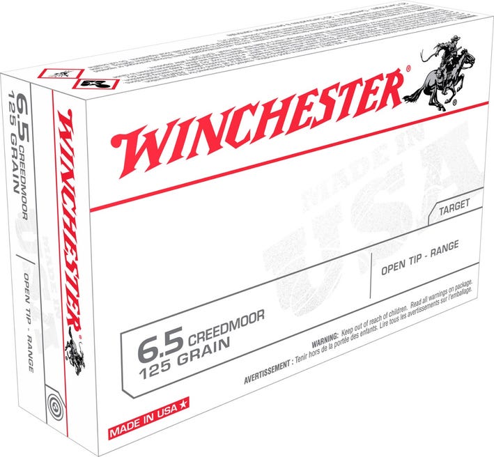 Winchester 6.5 Creedmoor 125 Grain Open Tip - Range