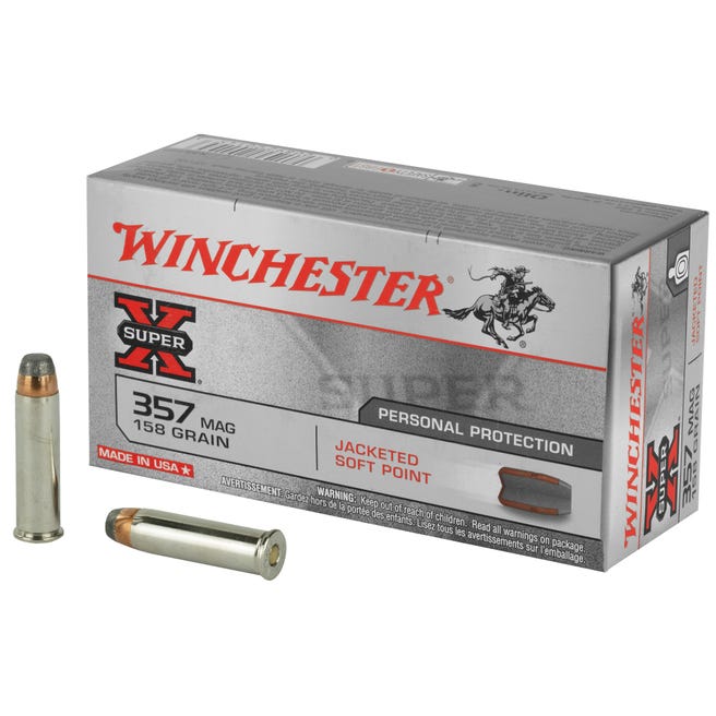 Winchester Super-X .357 Magnum 158 Grain JSP